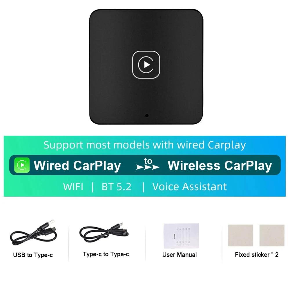 Wireless Android and Carplay Auto Adapter - Sports, Wine & Gadgets