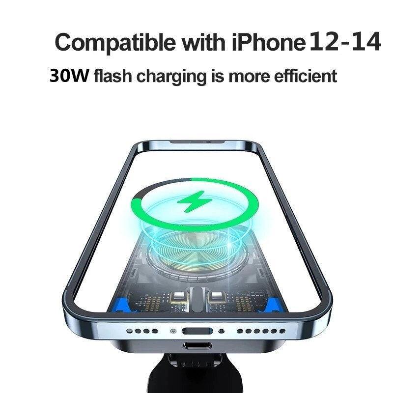 Magnetic phone holder & charger (30W) - Sports, Wine & Gadgets