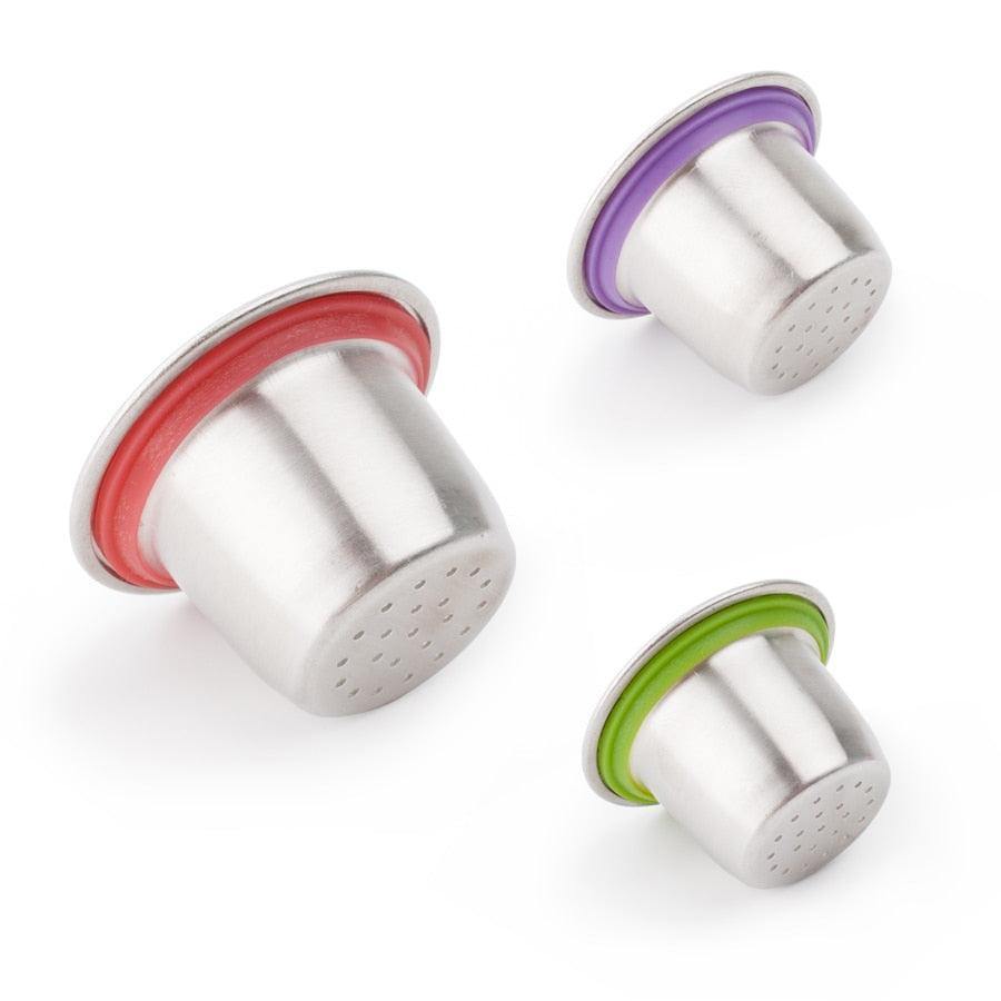 Refillable stainless steel capsule for Nespresso - Sports, Wine & Gadgets