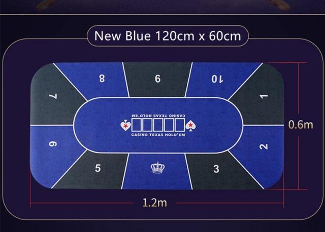 Rubber mats for Texas Hold'em Poker, Black Jack and other casino games - Sports, Wine & Gadgets