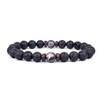 Stylish volcanic stone bracelet for Men & Women - Sports, Wine & Gadgets